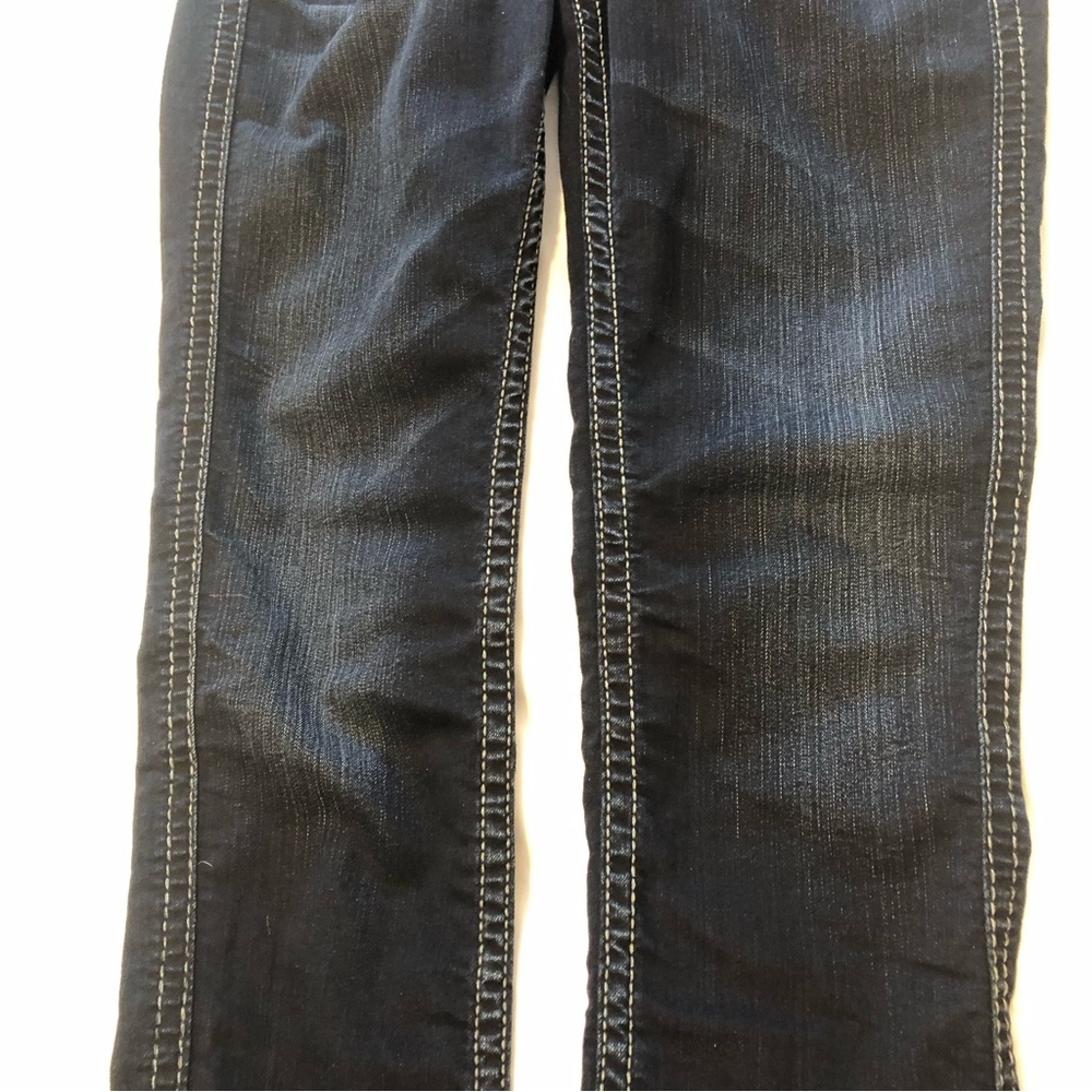 Silver Suki Mid Skinny 27/31 Dark Wash Indigo - Picture 5 of 15